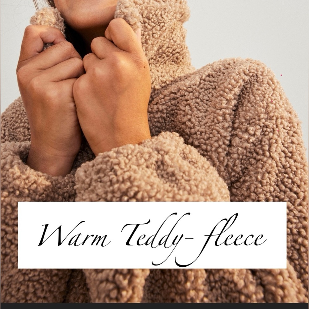 Warm Fall gear, fleece, jackets, soft Teddy wear